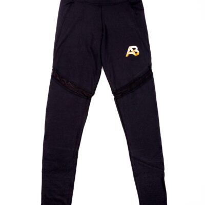 Leggings Negros / Rayas Transparentes - AB