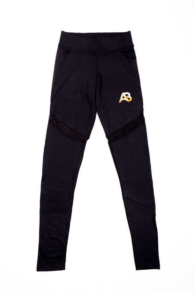 Leggings Negros / Rayas Transparentes - AB